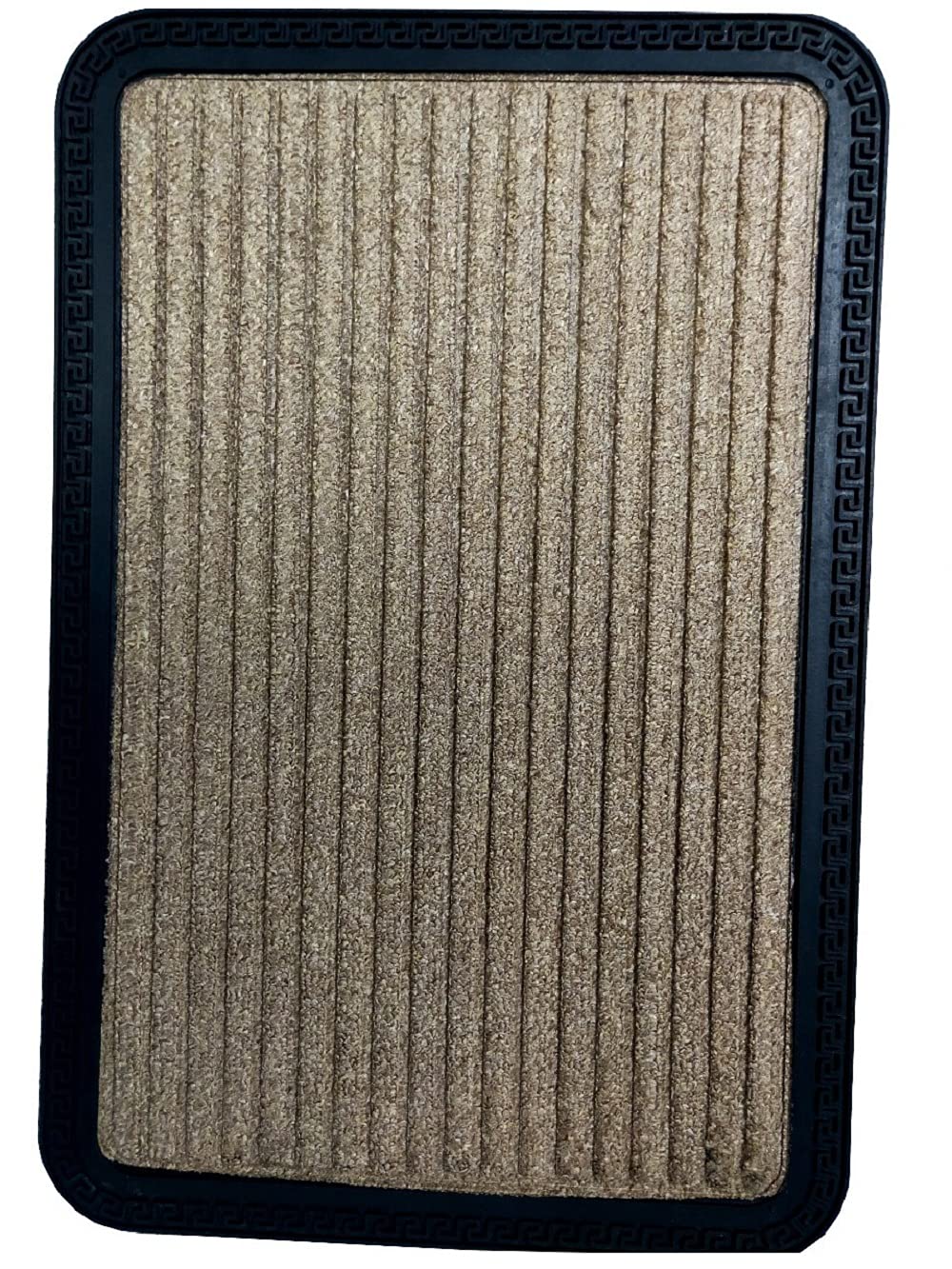 Rubber Coir Molded Entryway Rug/Doormat for Indoor & Covered Door Entrances Driver Foot Mat (Pack of 1, Beige) (B09HK66KVT) Amazon Price History, Amazon Price Tracker