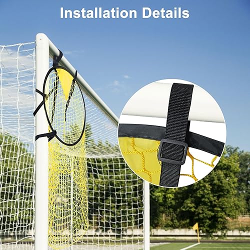 Miniatura 3 de Objetivos de fútbol para entrenamiento de goles redes de objetivos de fútbol para entrenamiento de precisión de tiros - Equipo de práctica de