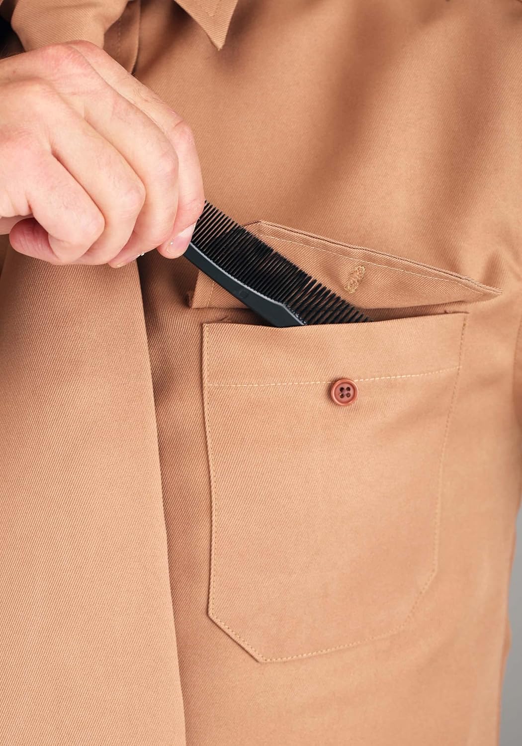 WW2 Adult Army Costume | Khaki Soldier Military Uniform for Halloween | Shirt, Pants, Necktie, & Hat - Image 4