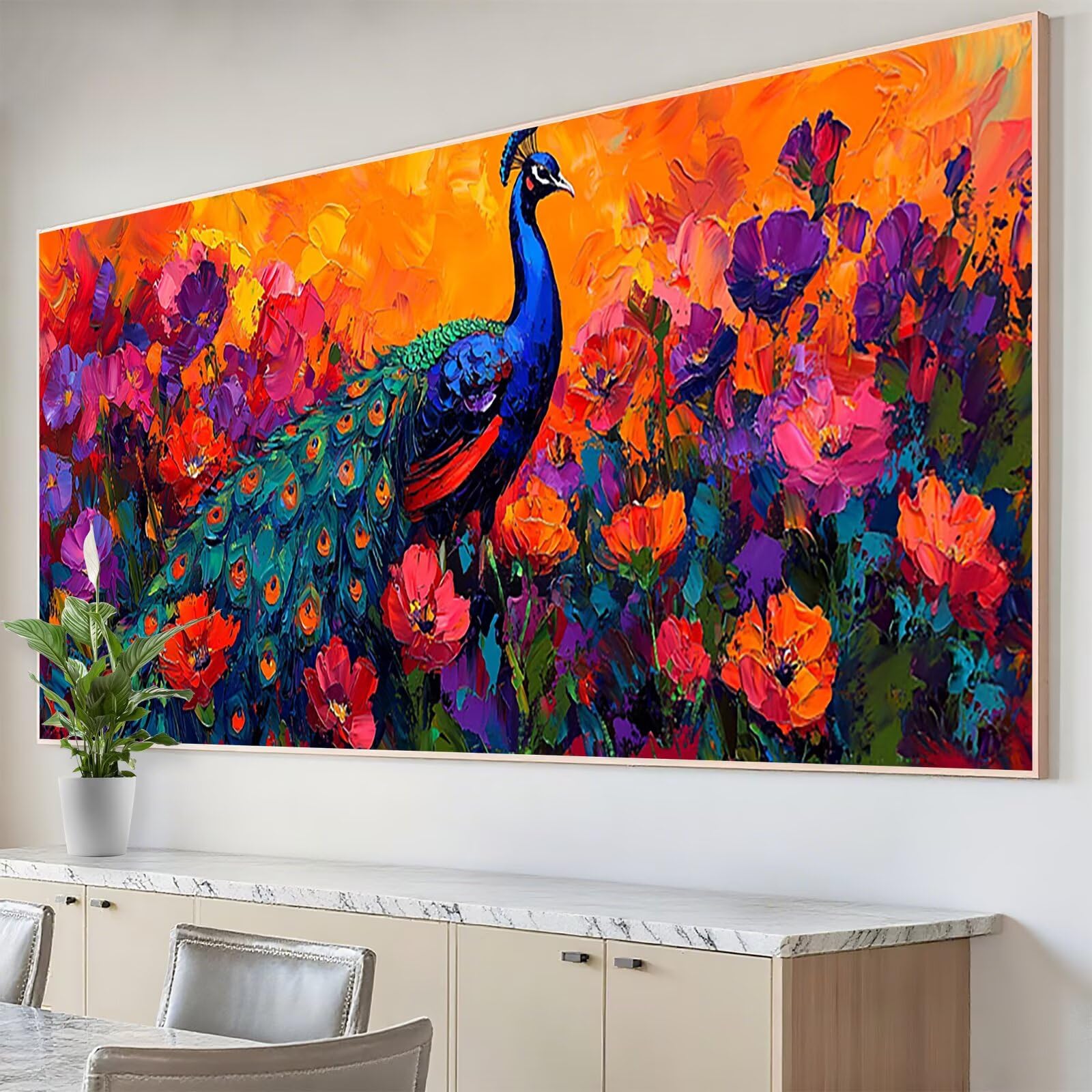 Diamentowe malowanie dla dorosłych duży rozmiar 200 x 80 cm diamentowy paw malowanie dziecko początkujący DIY 5D kwiat haft diamentowy pełny zestaw okrągły kryształ górski ścieg krzyżykowy diament