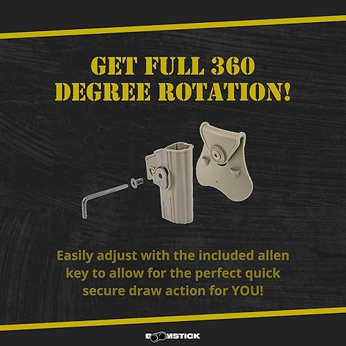 Vista 14 de BOOMSTICK Compatible con Beretta 92, Beretta 92FS, GSG92, Girsan Regard MC; color FDE