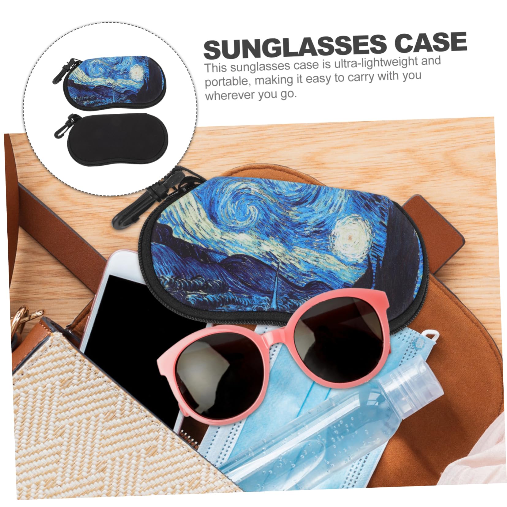 10piezas Estuche De Gafas Portátil Organizador De Gafas Retro y Para y Almacenamiento De Lentes Para Hombres y Mujeres