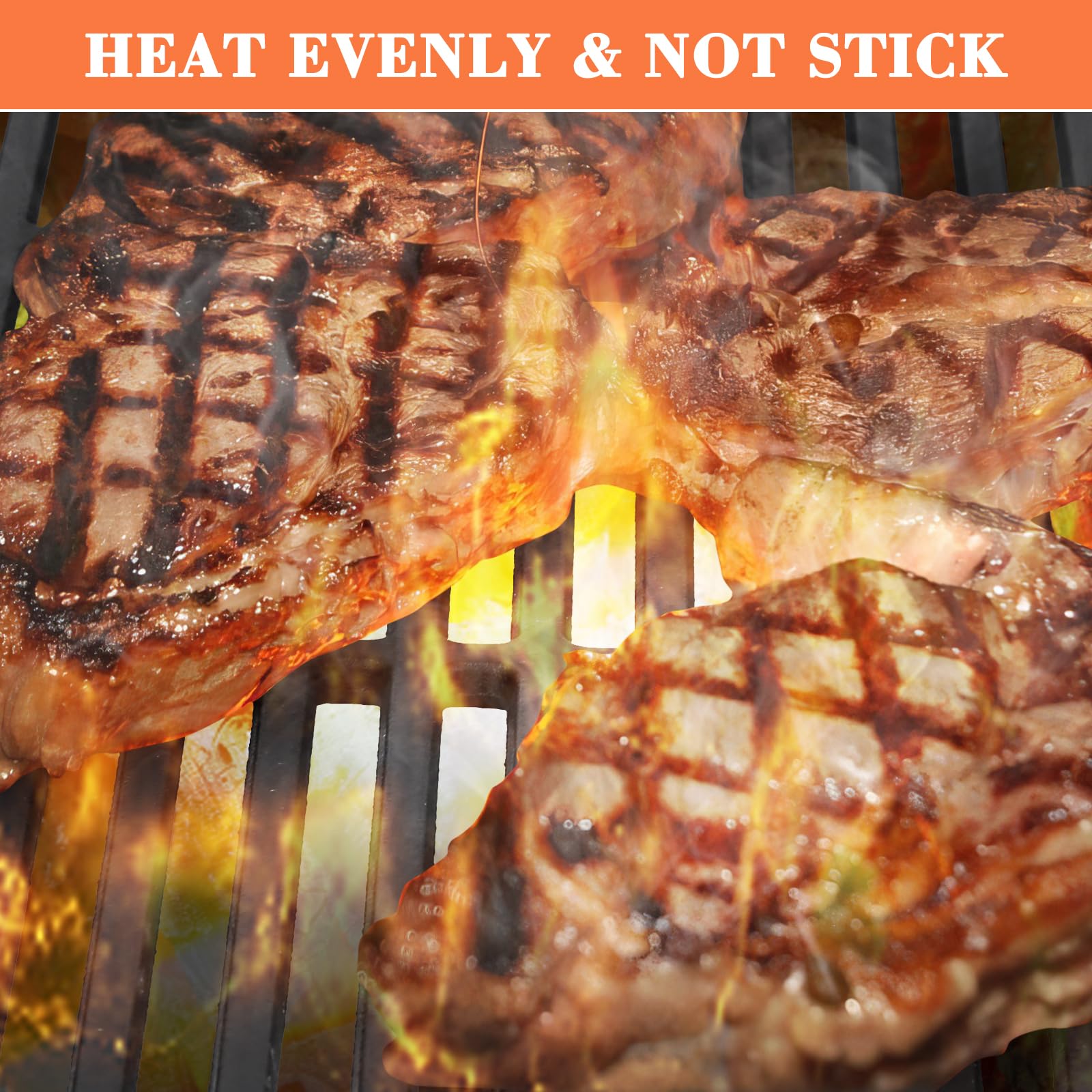 Charbroil Advantage 225s enders Boston 4, piastra di ricambio per barbecue, piastra in ghisa e griglia 43 x 72 cm