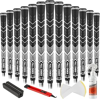 Rubber Golf Grips 13 Pack, High Traction, Non-Slip, Advanced Texture, Choose from 13 Grips