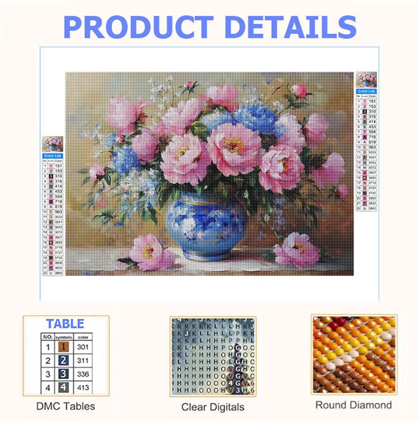 Zestawy do malowania diamentami 5D dla dorosłych – zestaw artystyczny retro 60 x 80 cm, sztuka kryształowa dla dzieci, haft krzyżykowy, haft górski, rękodzieło, dekoracja ścienna domu, idealne