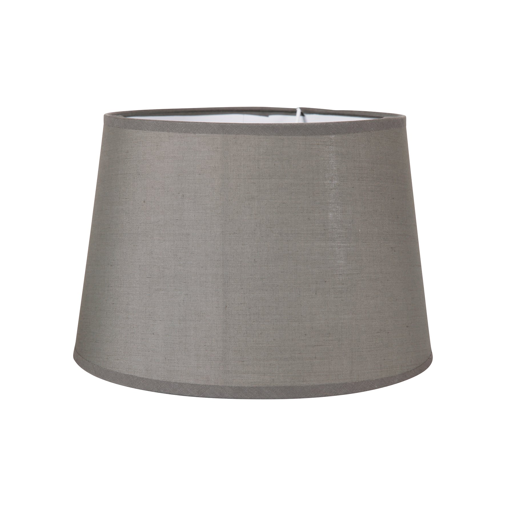 Lum&Co Gray Sema 97206 Round Lampshade Texture/Grey Fabric