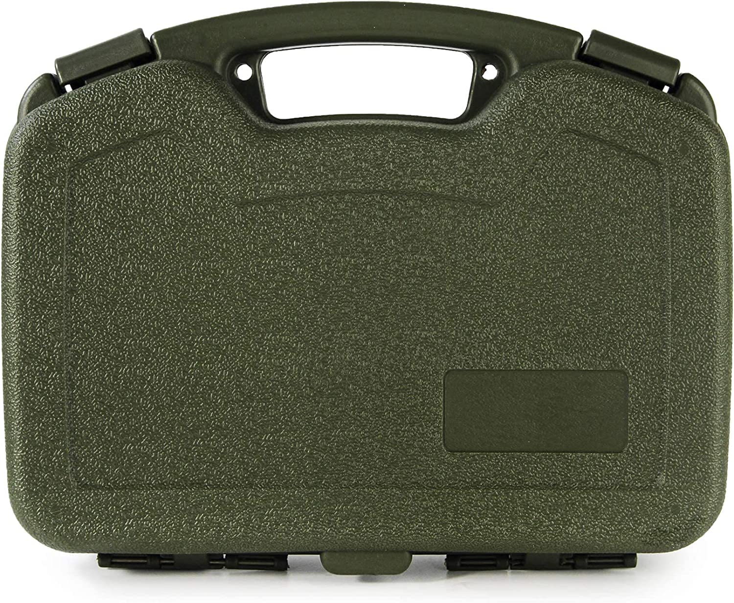 VicBre Pistolen Hartschalenkoffer mit Schaumstoff, abschließbare wasserdichte tragbare 2 Handfeuerwaffen Magazin Aufbewahrungsbox für Outdoor Shooting Jagd Schießstand