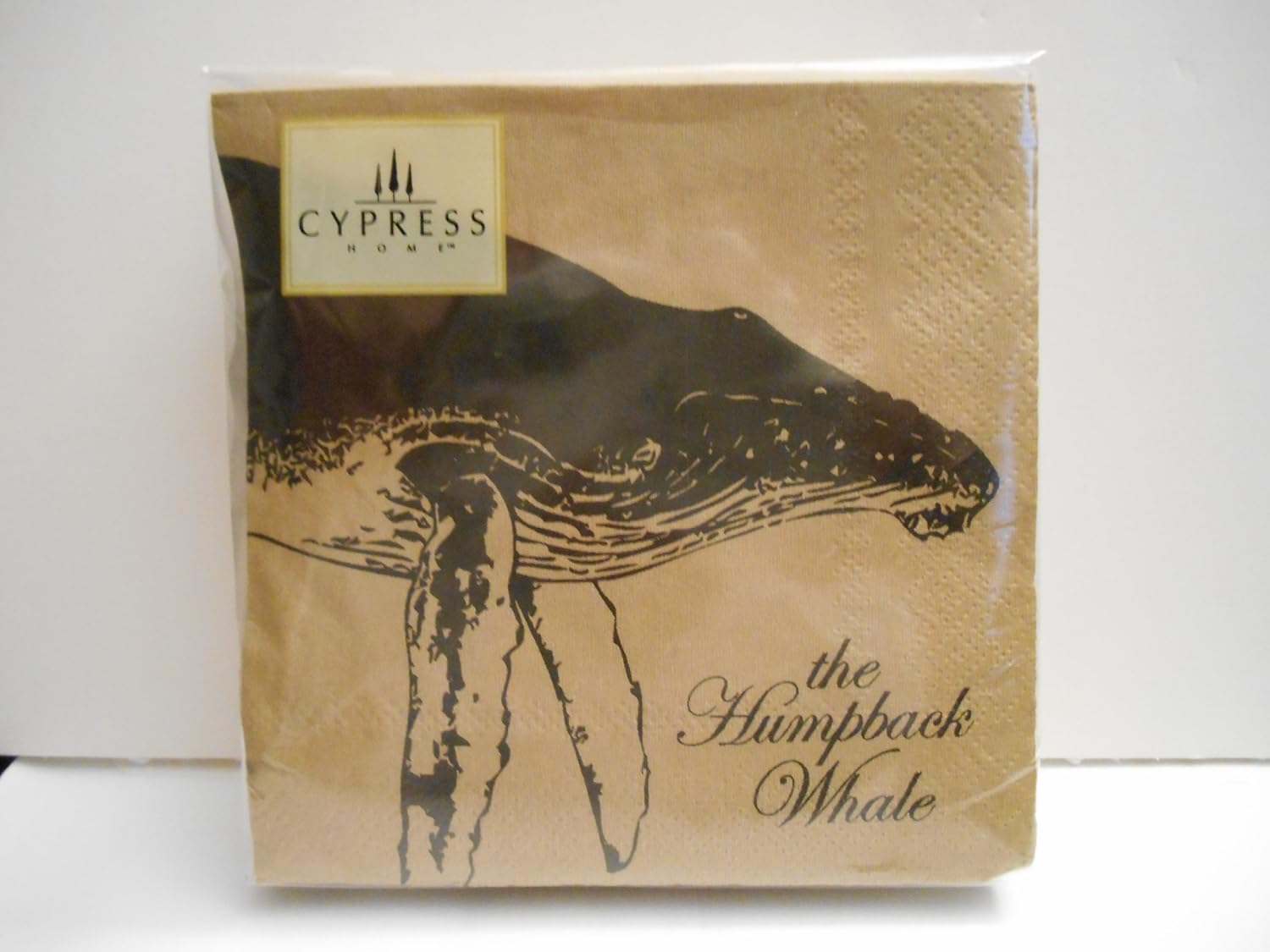 Cocktail Napkin Humpback Whale 40 Count Cocktail Napkins