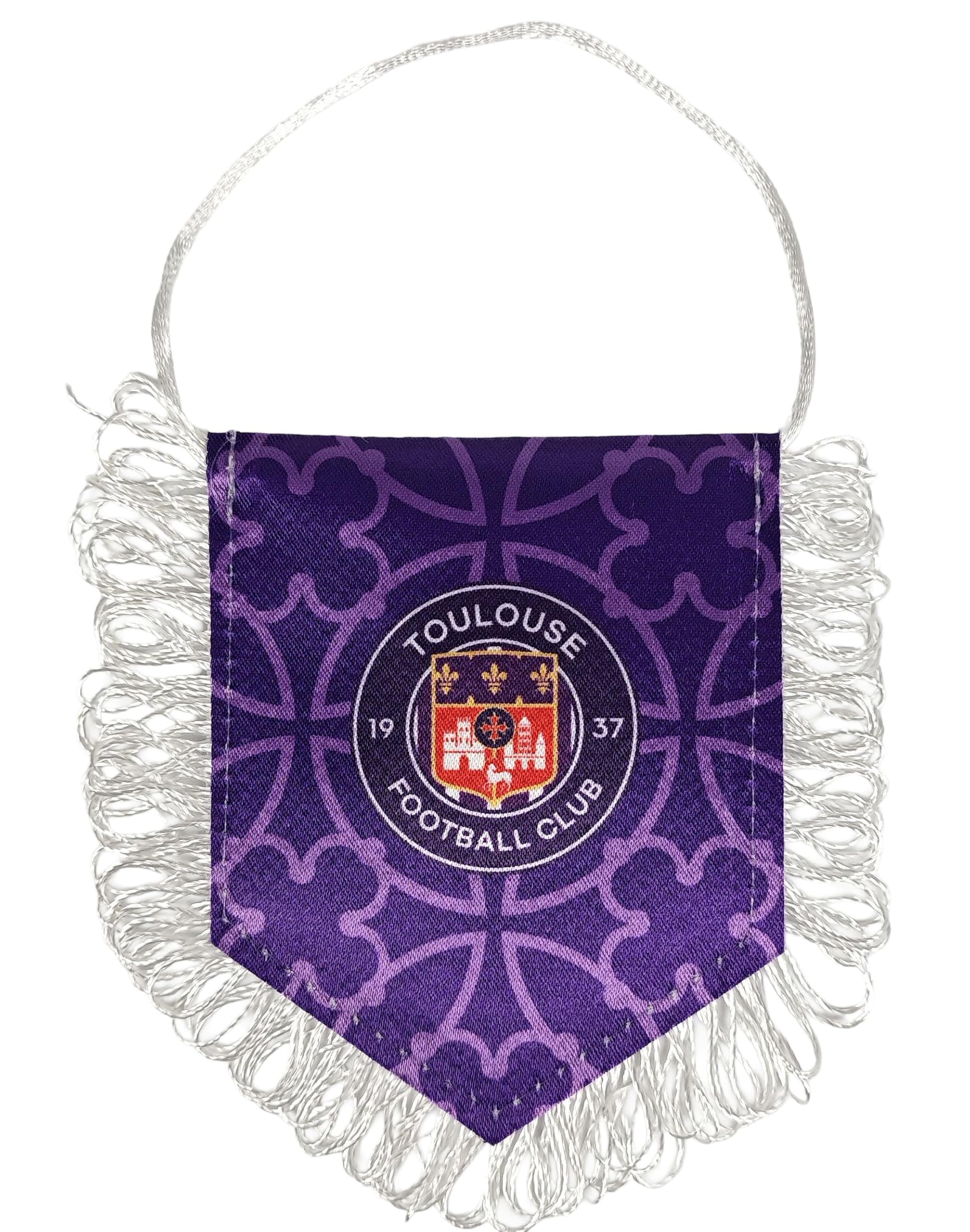 Fanion TFC Toulouse Football Club Officiel 10 x 8 cm