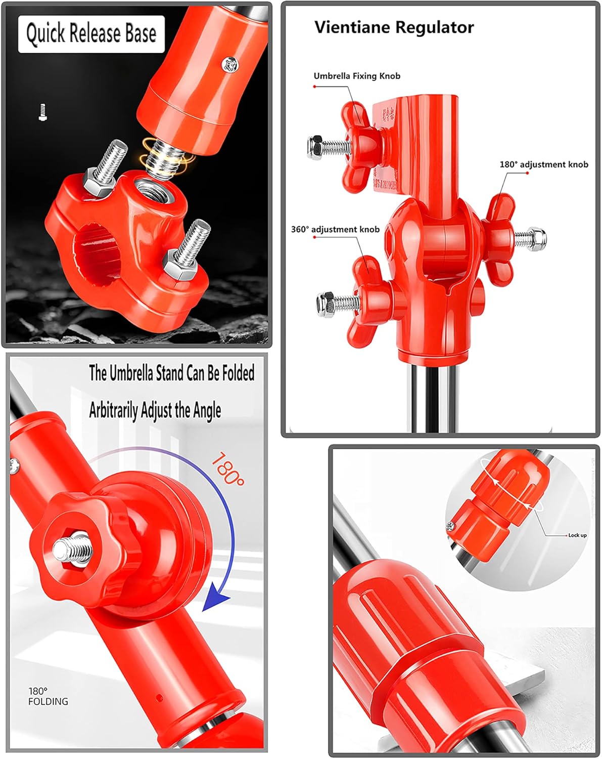 review Automatic Open Golf Umbrella,UPF 50+ Adjustable Beach Umbrella with Universal Clamp for Chair, Golf Cart, Stroller, Bleacher, Patio.