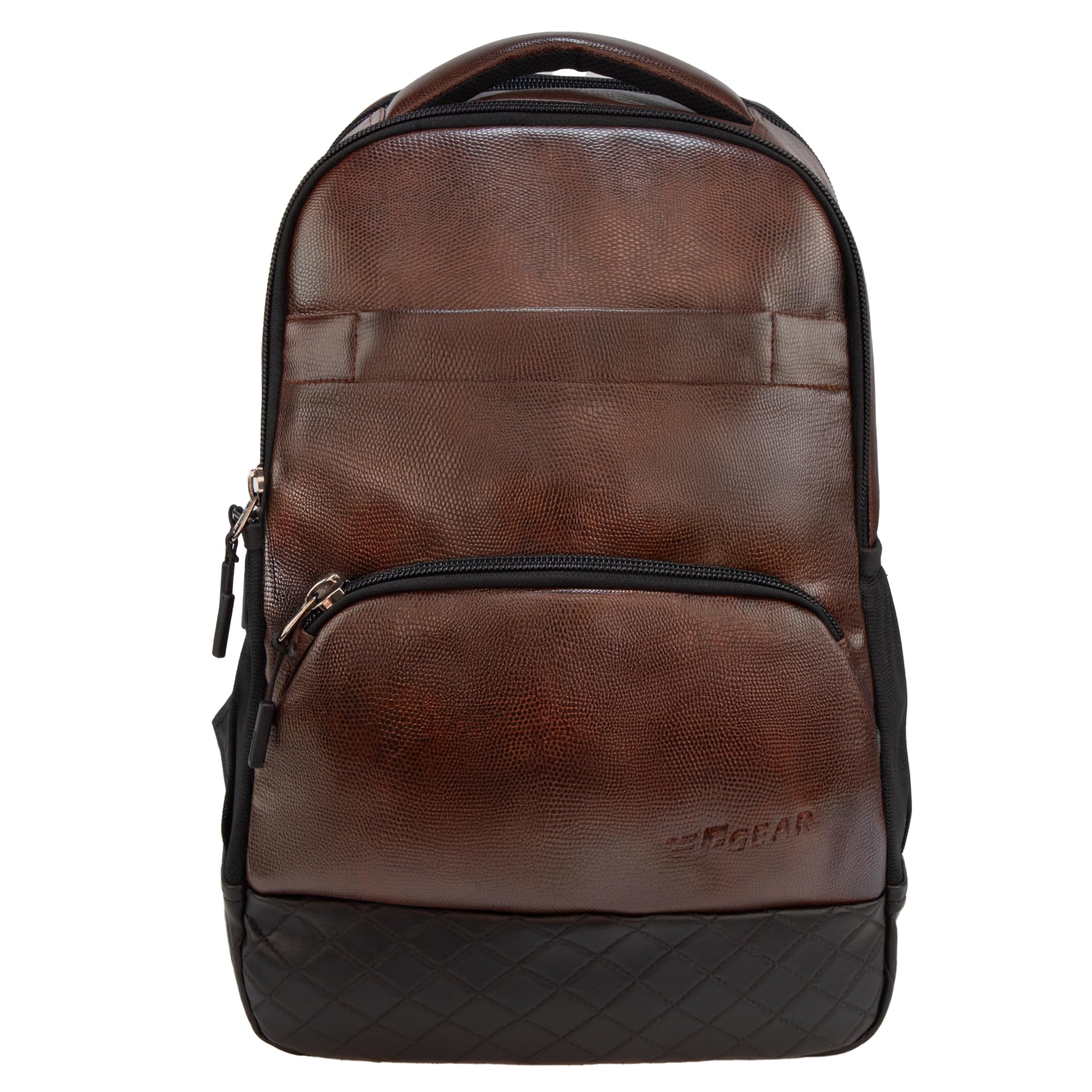 F Gear Luxur 25L Medium Laptop backpack Fits upto 17" Laptop Faux Leather Water resistant lightweight, Gifts for Men Women Boys Girls Adults, College/School/Office/Travel Bag-image-36