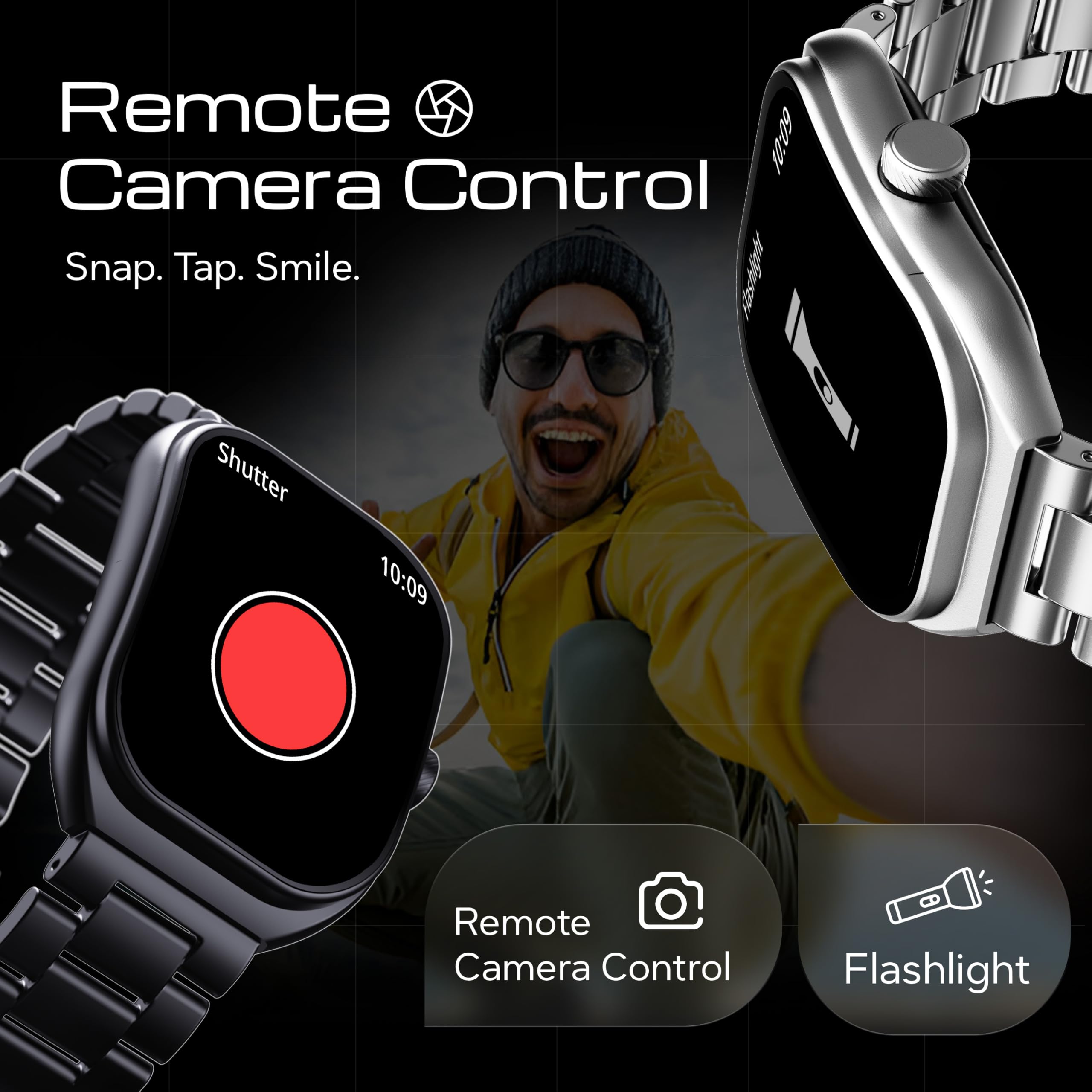 Boult Nowo wprowadzony na rynek smartwatch Trail Pro 2.01'' 3D zakrzywiony wyświetlacz AMOLED, połączenie BT 5.3, jasność 600 nitów, IP68, ponad 250 tarcz zegarków, 123 tryby sportowe, asystent