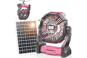 10400mAh Solar Fan: Sun-Powered Cooling for the Outdoors