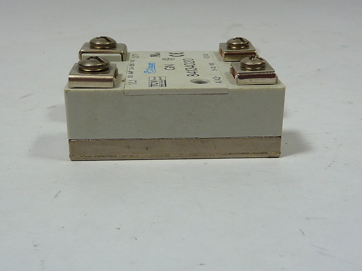 Crouzet 84134020 Relay; SSR; Zero-Switching; Cur-Rtg 50A; Ctrl-V 3-32DC; Vol-Rtg 24-280AC; GN Series