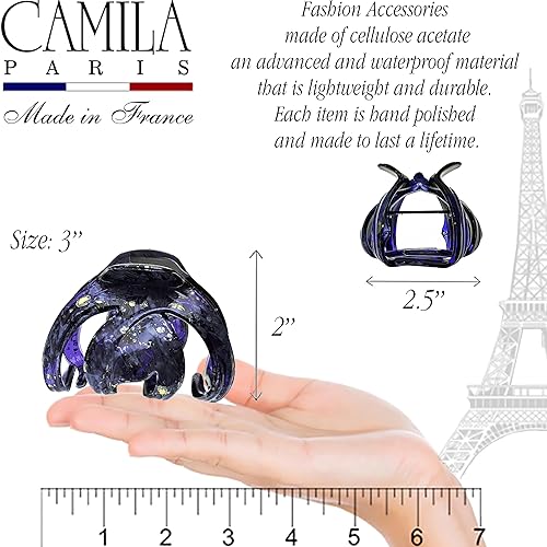Miniatura 3 de Camila Paris CP3862 - Pinza para el pelo de pulpo francés para mujer, cabello grueso y largo y rizado, pinzas para el cabello para niñas, pinza de
