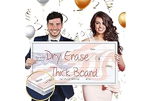 Giant Check Dry Erase - Showcase Your Donations and Make a Splash