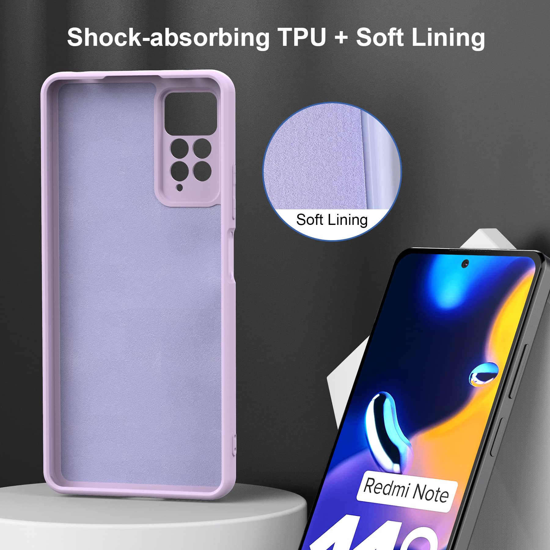 Cresee Coque Pour Xiaomi Redmi Note 11 Pro 4G / Note 11 Pro 5G / Note 12 Pro 4G, Avec Protection Caméra Couche Intérieure Douce, Etui Housse TPU Mince Souple Antichoc Case