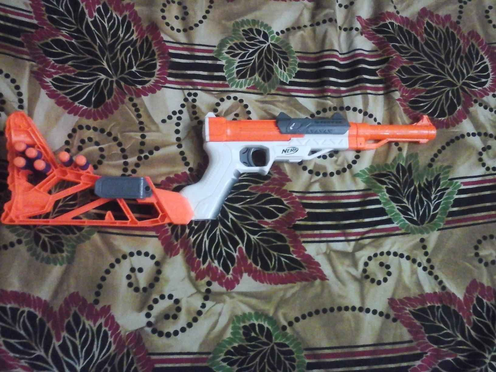 Buy Nerf Sharpfire Elite Blaster, 6 In 1 Convertible Blaster, Removable ...