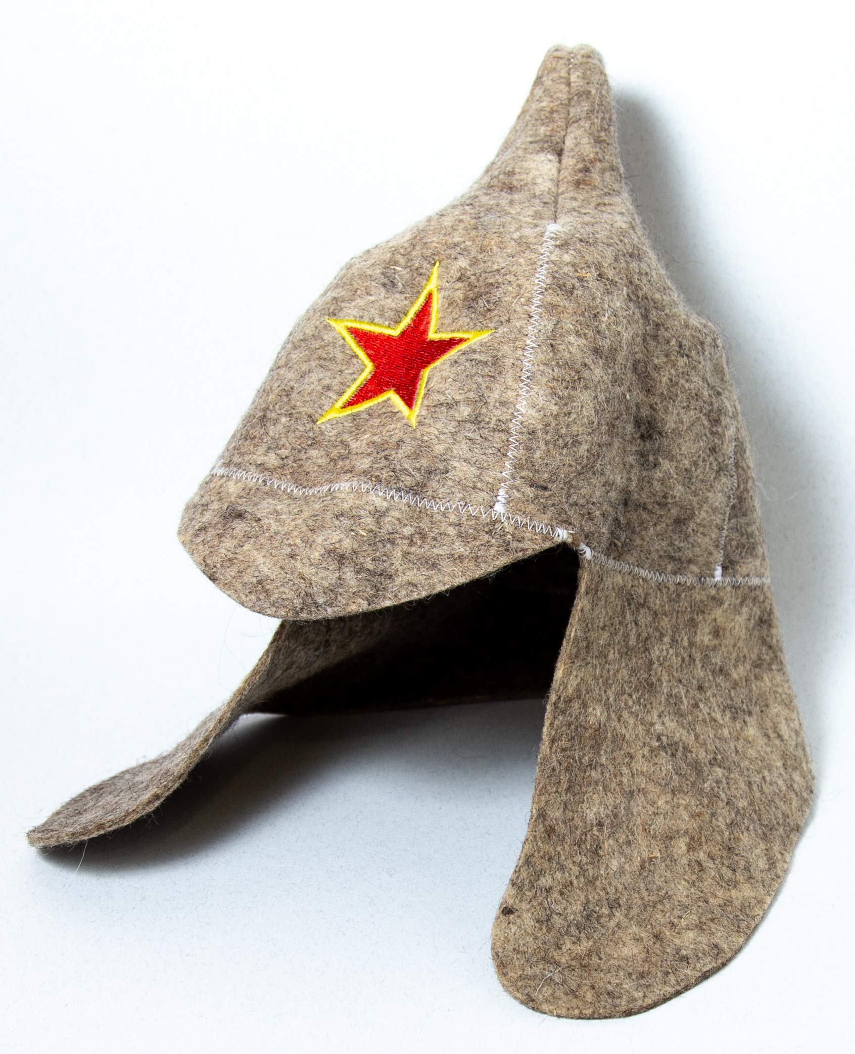 Yardwe Ukrainian Sauna Hat Hat Russian Shower Hat Bath Accessories Sauna Head Pack Sauna Hats Vaporarium Hat Sauna Fishing Hat Russian Banja Hat Wool Hair Set Man Household - View #6
