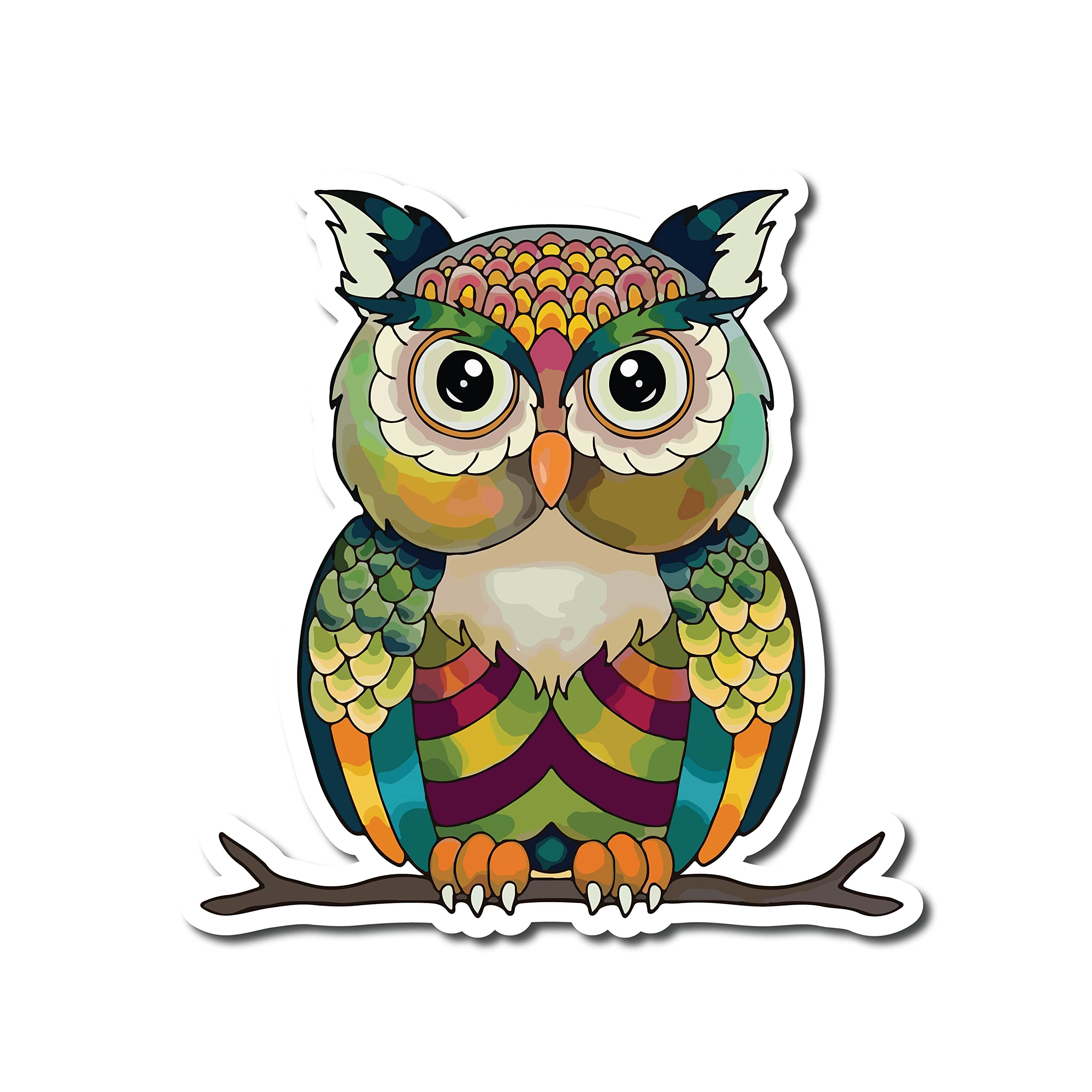 woopme® Colorful Owl Stickers for Laptop Car Printed Multicolor Sticker. (Laptop 10 Cms) (B0C5RMCVMF) Amazon Price History, Amazon Price Tracker