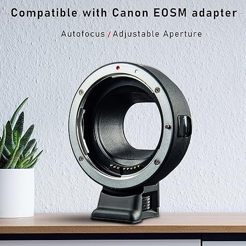 Miniatura 2 de VILTROX Adaptador de cámara de montaje EF-EOS M, anillo convertidor de lente de enfoque automático, adaptador de lente EF-M compatible con lentes