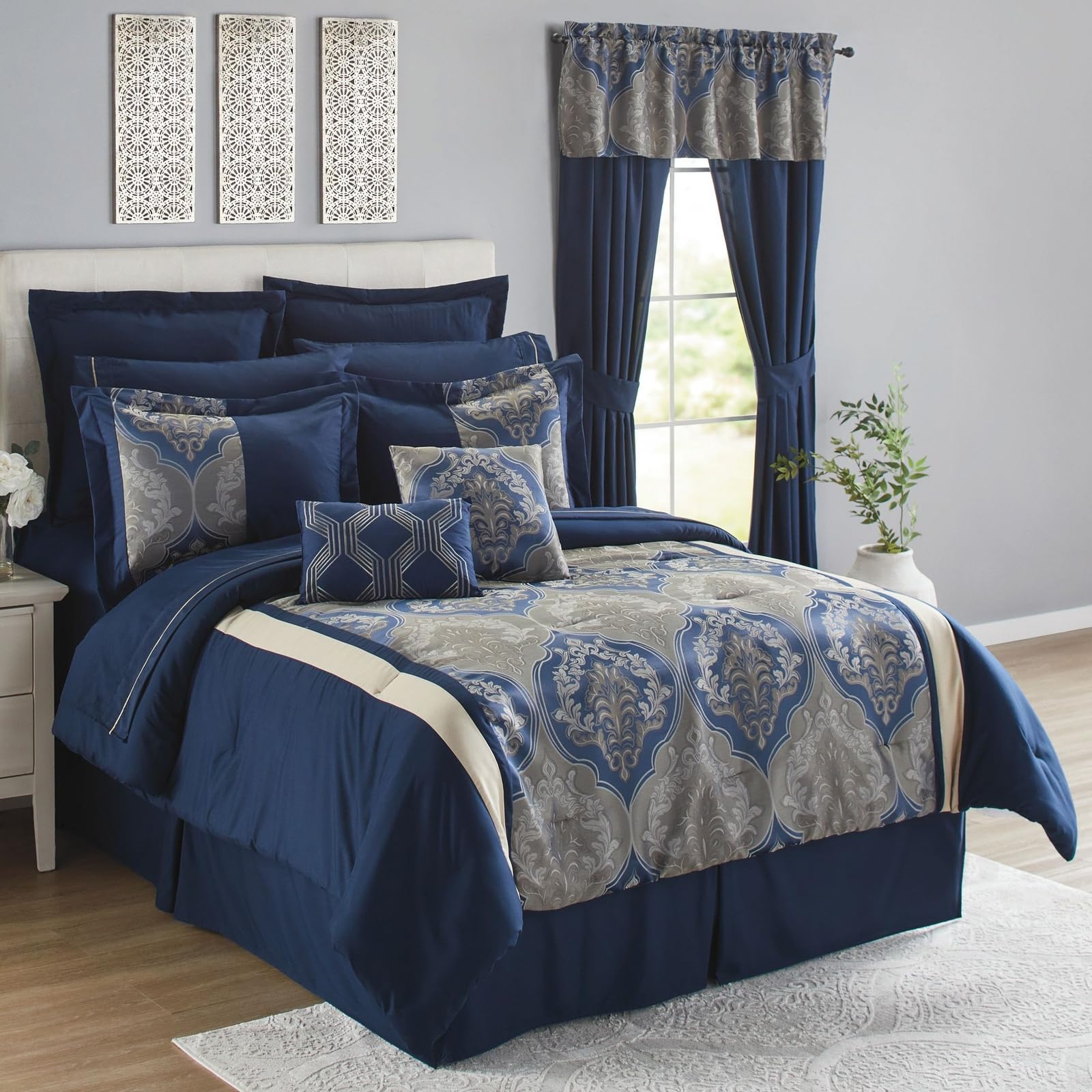 Stoneberry Home® Hotel Collection 12-Pc. Bedding Set King Polyester Quincey