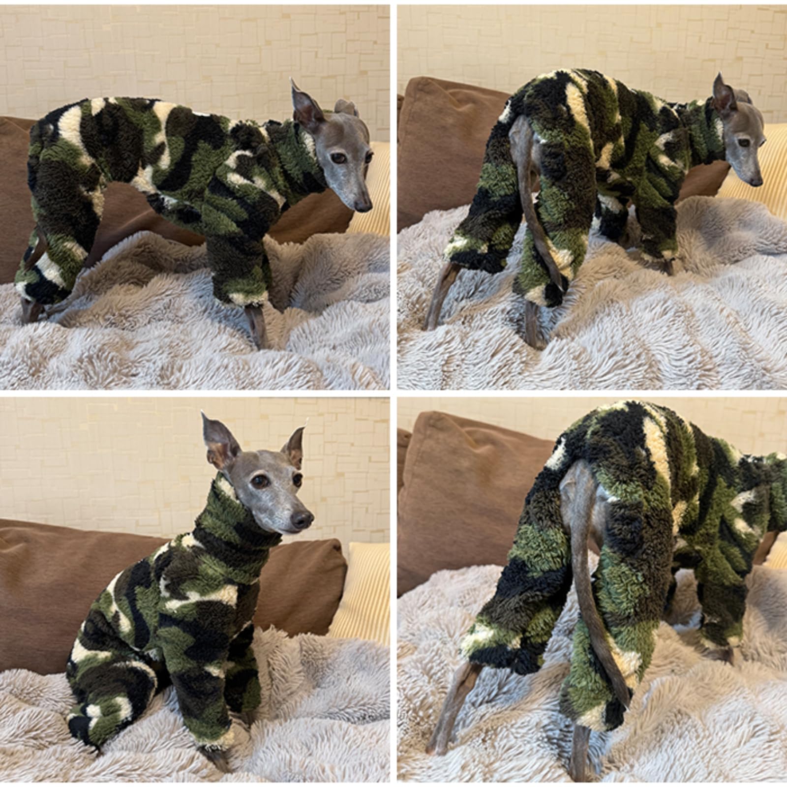 Amazon | イタグレ ふわふわ ロンパース イタグレ服 冬 犬 服 軽い