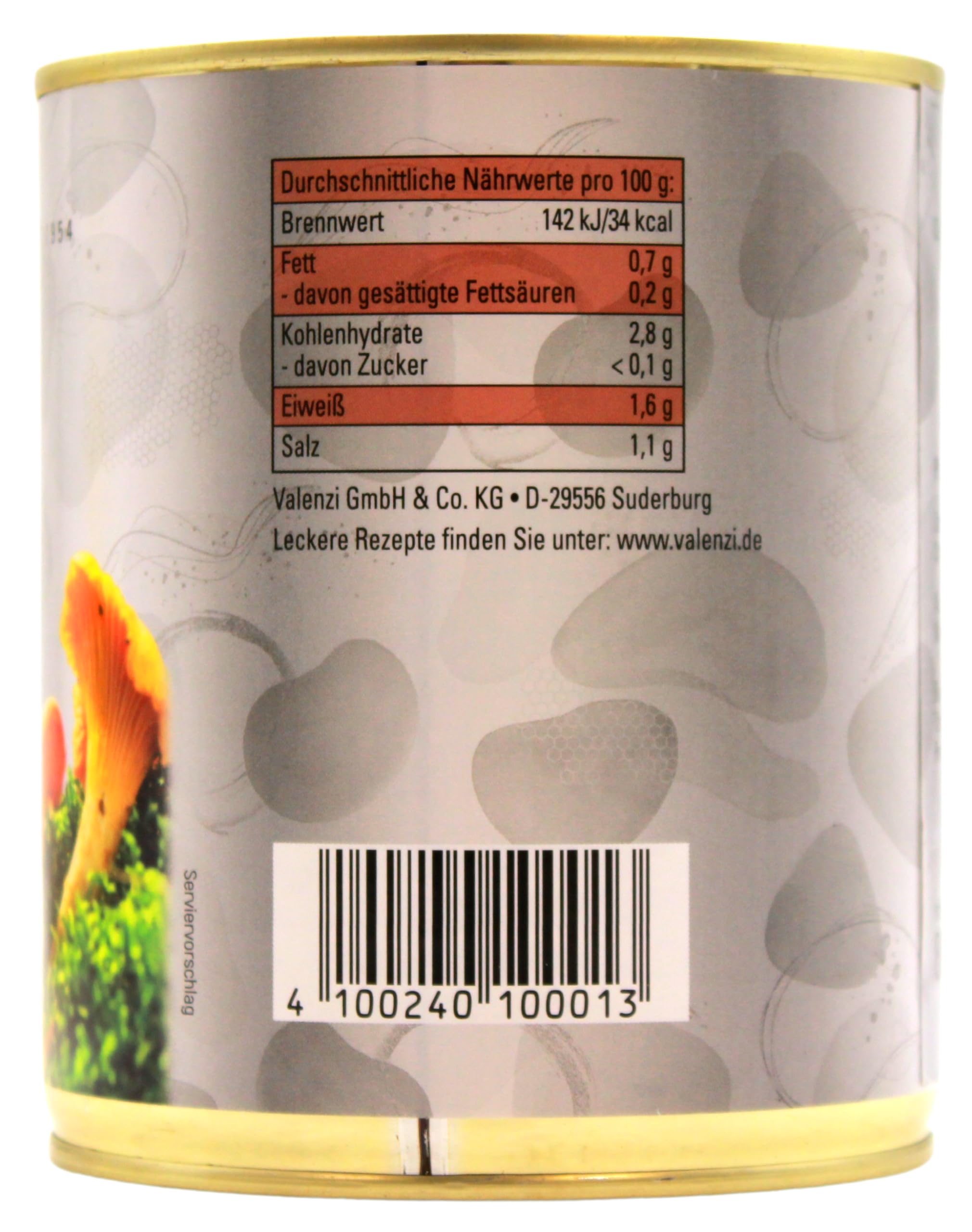 Valenzi Pfifferlinge Stücke, 6er Pack (6 x 455g)