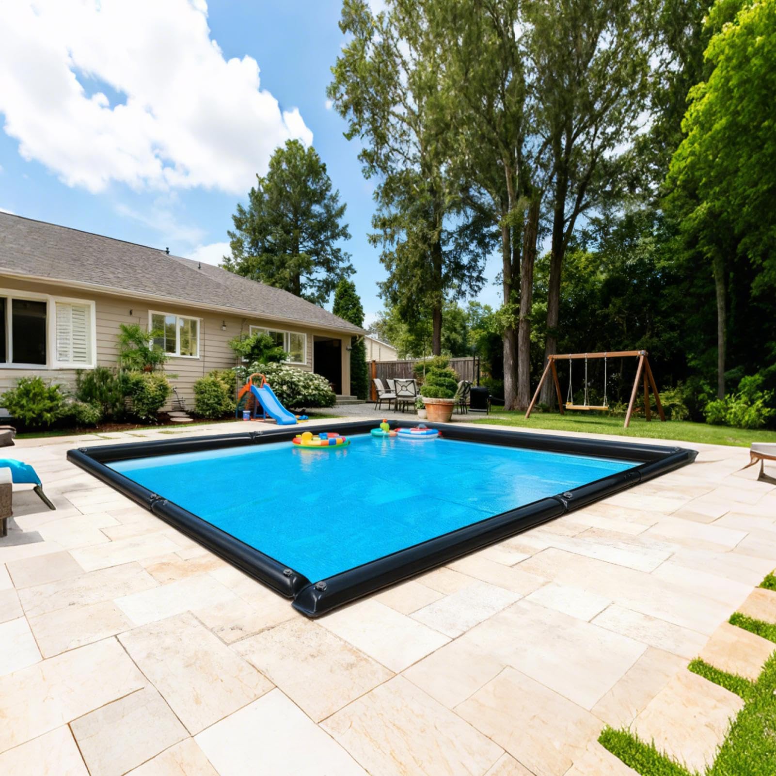 Sacs d'eau pour Bâche de Piscine Enterrée 5 Pièces Accessoires d'hiver | Poids Hiver Pour Couverture De Piscine Enterrée Gestionnaires Biens,Hôtels,Jardiniers,Maisons,Résidents Saisonniers,Profess