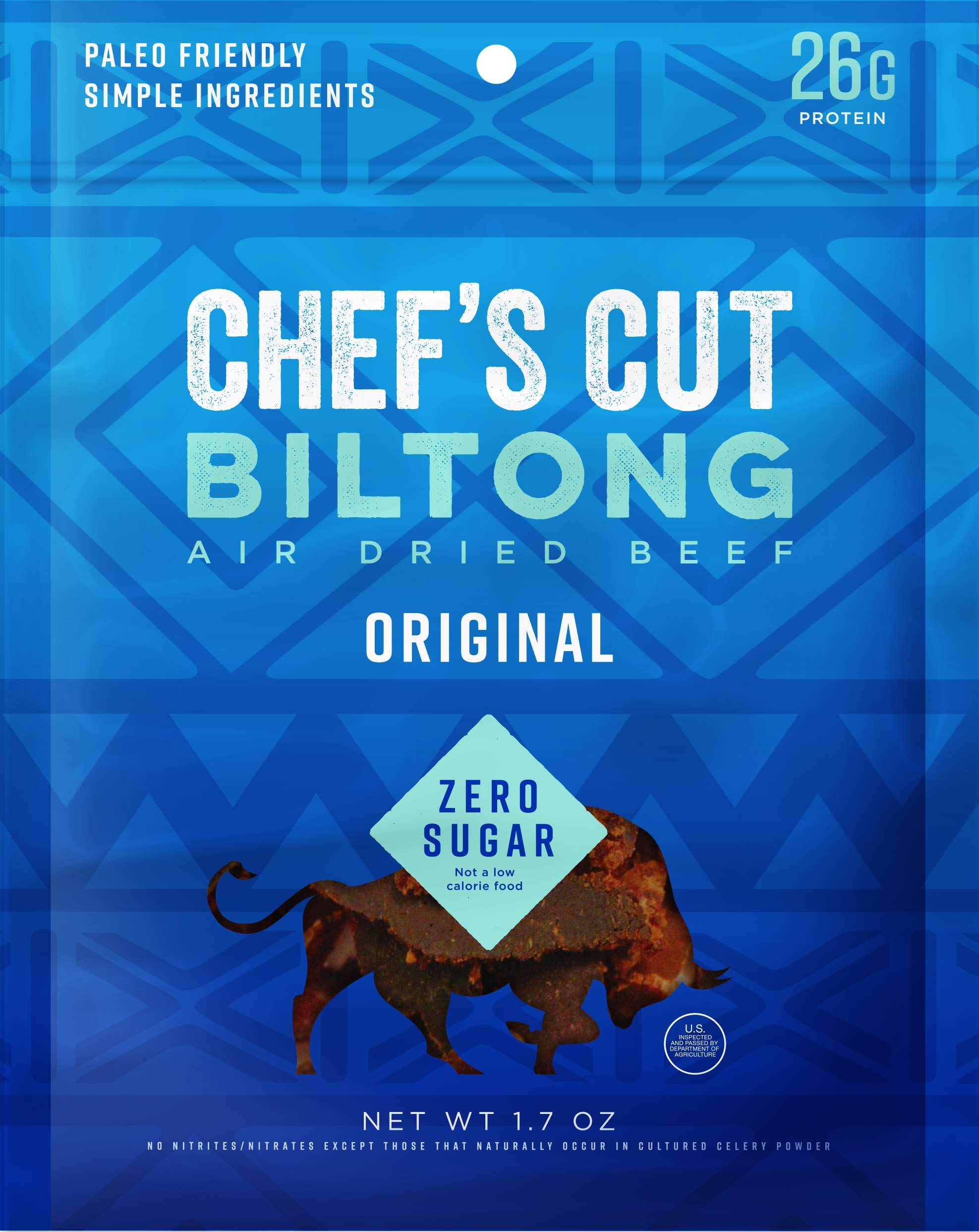 Chef's Cut, Original Beef Biltong, 1.7 oz. (8 Count)