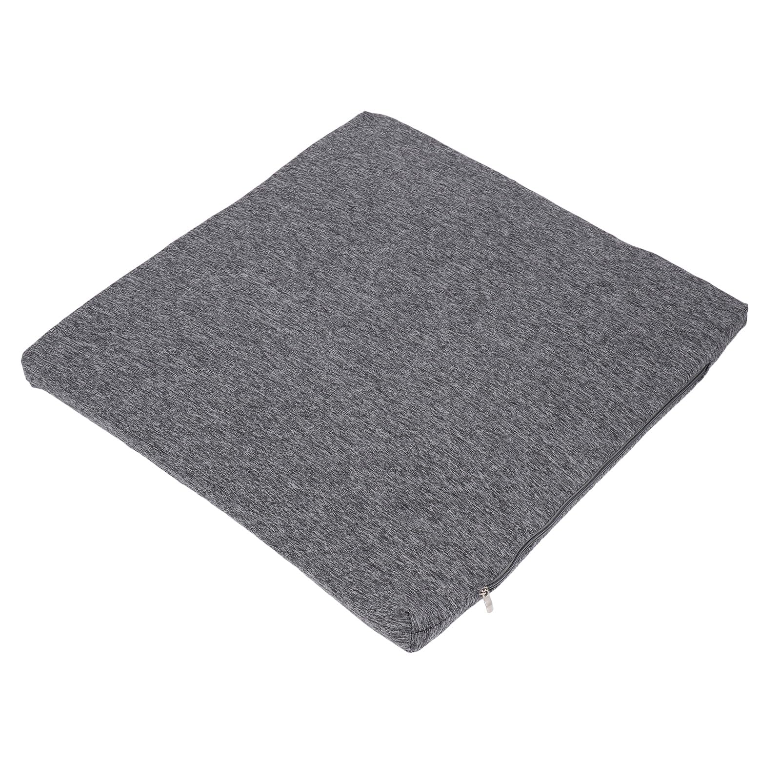 Graues, kühlendes Gel-Sitzkissen, Memory-Schaum, Bürostuhl-Pad, Druckentlastung, bequeme Unterstützung für Zuhause, Auto, Büro, Polyurethan, Milchseide, 40 x 40 x 4 cm