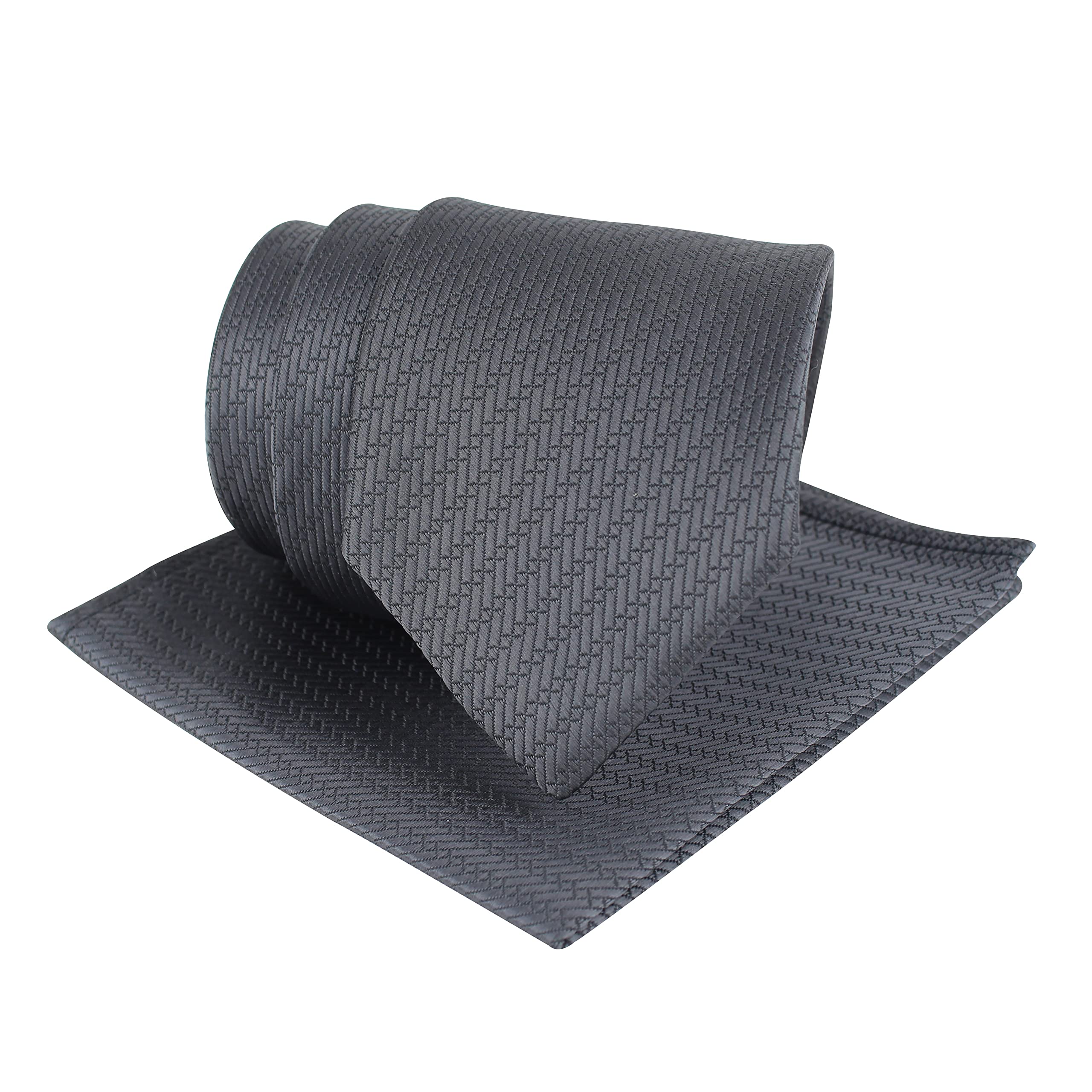 Kavove The Energise Self Pattern Purple Necktie For Men-image-41