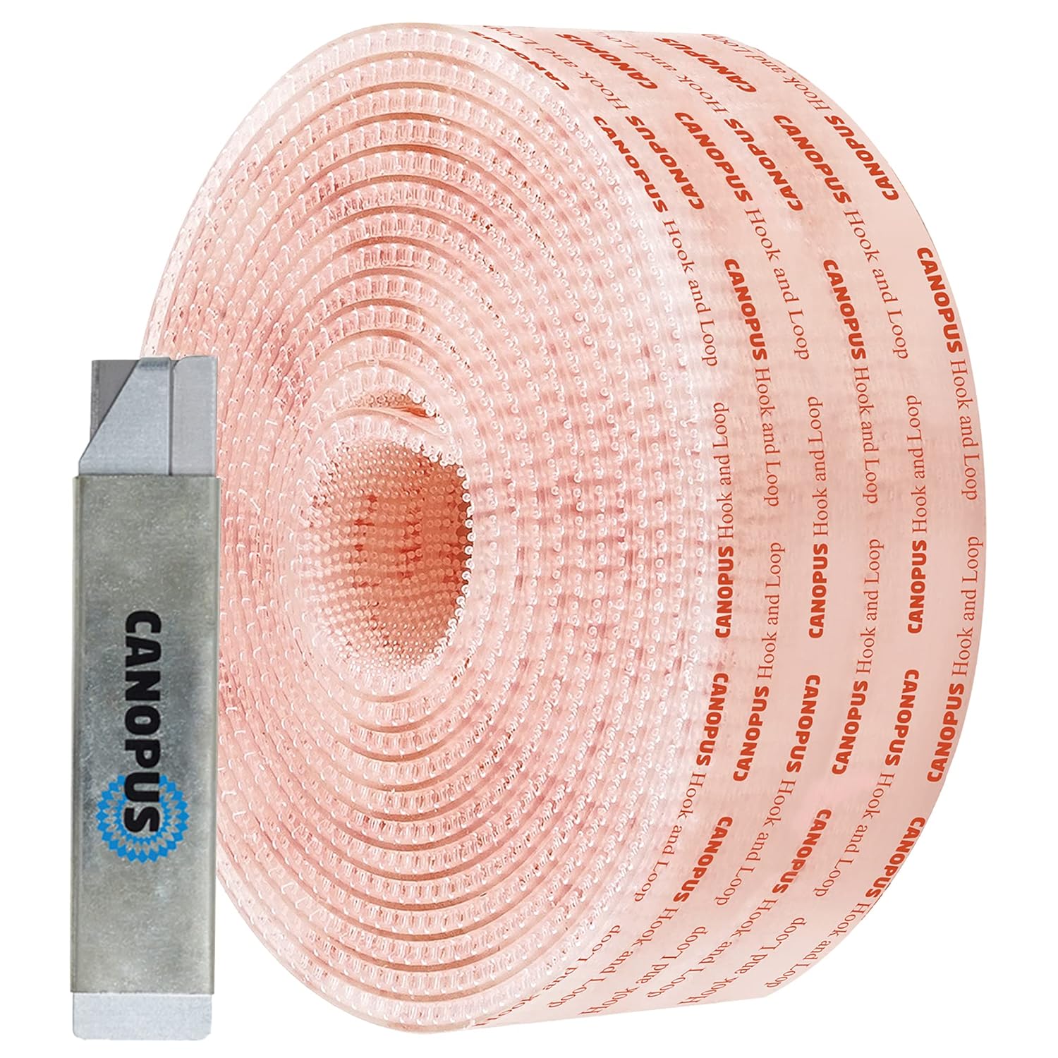 CANOPUS Cinta de velcro con adhesivo (2 pulgadas x 6 pies), cierre resellable resistente SJ3560, cinta de montaje para colgar marcos de fotos,