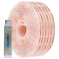 Vista 1 de CANOPUS Cinta de velcro con adhesivo (2 pulgadas x 6 pies), cierre resellable resistente SJ3560, cinta de montaje para colgar marcos de fotos