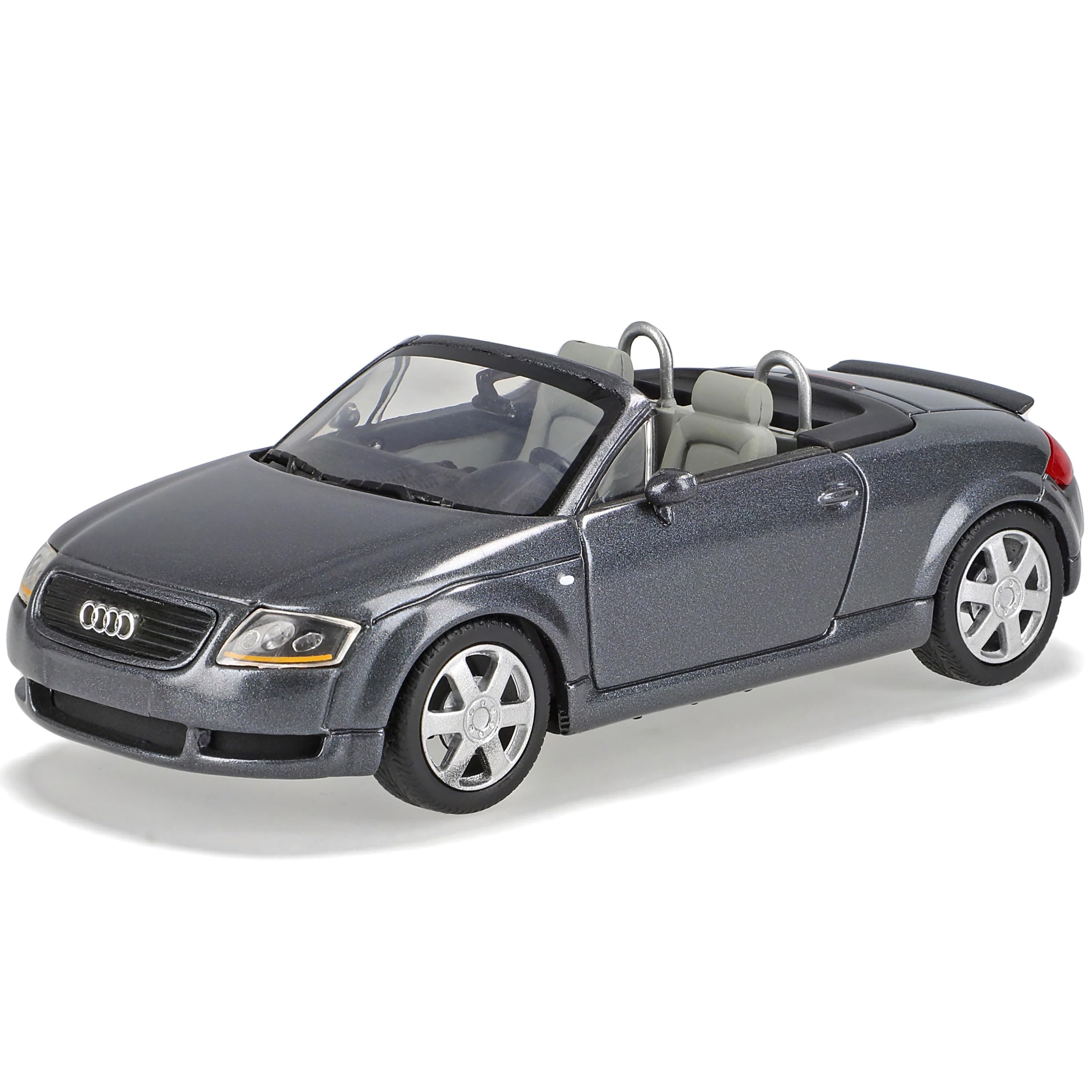 Minichamps A-U-D-I TT 8N Roadster Cabrio Grau 1998-2006 1/43 Modell Auto mit individiuellem Wunschkennzeichen