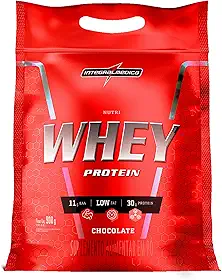 Integralmedica - Hipercalórico - Nutri Whey Protein Chocolate - Pouch 900g - Fonte de Proteínas e Carboidratos - Suplemento Alimentar, Ganho Muscular e Recuperação Pós-Treino - Super Mass Gainer