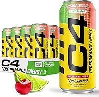 Vista 30 de C4 Energy - Bebida energética carbonatada sin azúcar, bebida preentrenamiento + beta alanina, cereza de medianoche, 16 onzas líquidas (paquete de 12)