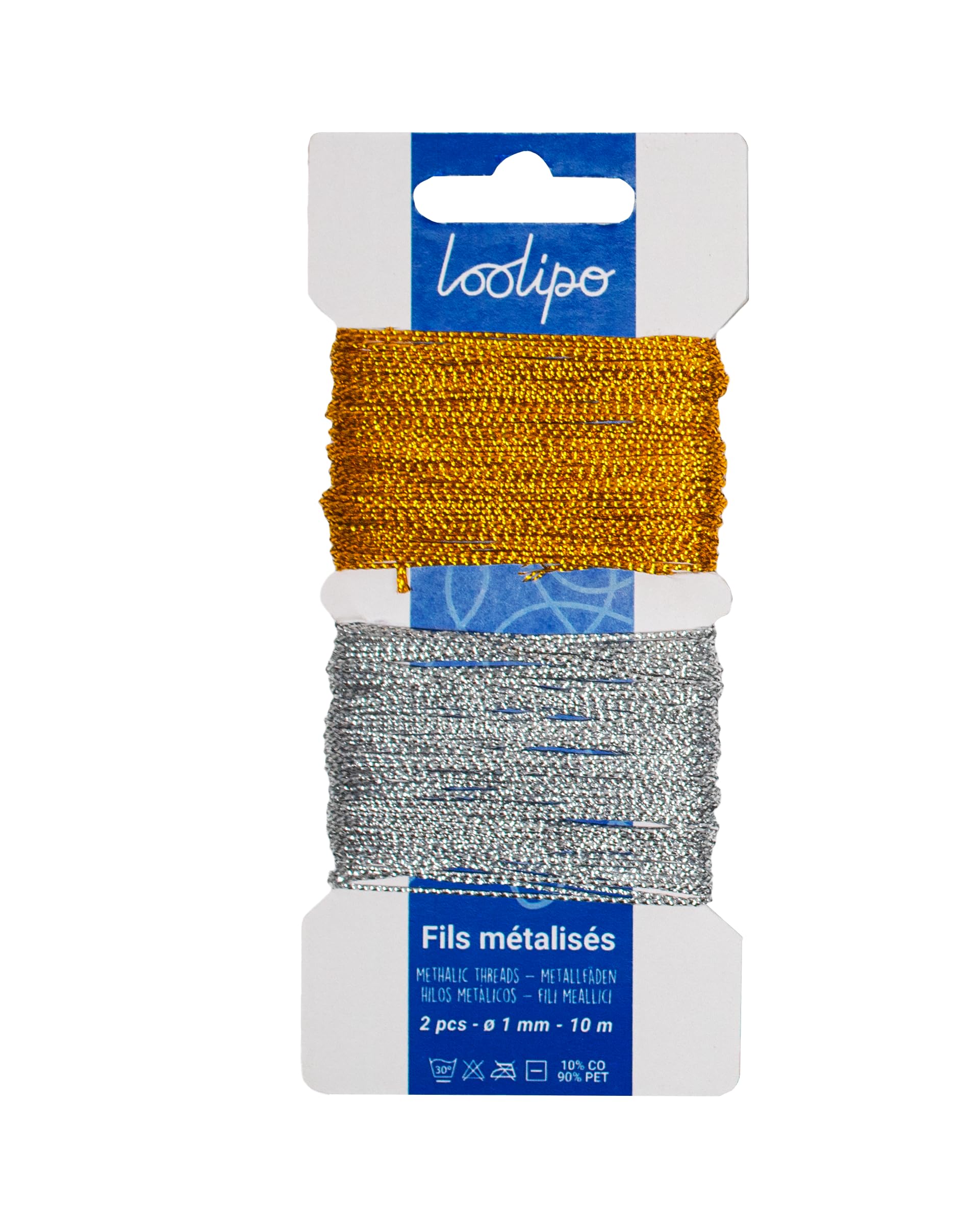 LOOLIPO - FIL DE FER - OR -ø 0,3 Mm - 60 M - Mercerie Créative - Pelotes & Fils - Loisir Créatif - Activité Manuelle - L799071