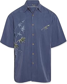 Bamboo Embroidered Bamboo Woven Shirt
