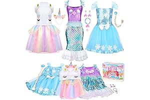 Princess Dress Up Trunk for Girls - VGOFUN Pretend Play Costume Set (3-6 Yrs)