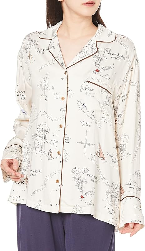Amazon スナイデル Snidel Home Pooh レーヨンシャツ Shfb レディース Ivr F シャツ ブラウス 通販