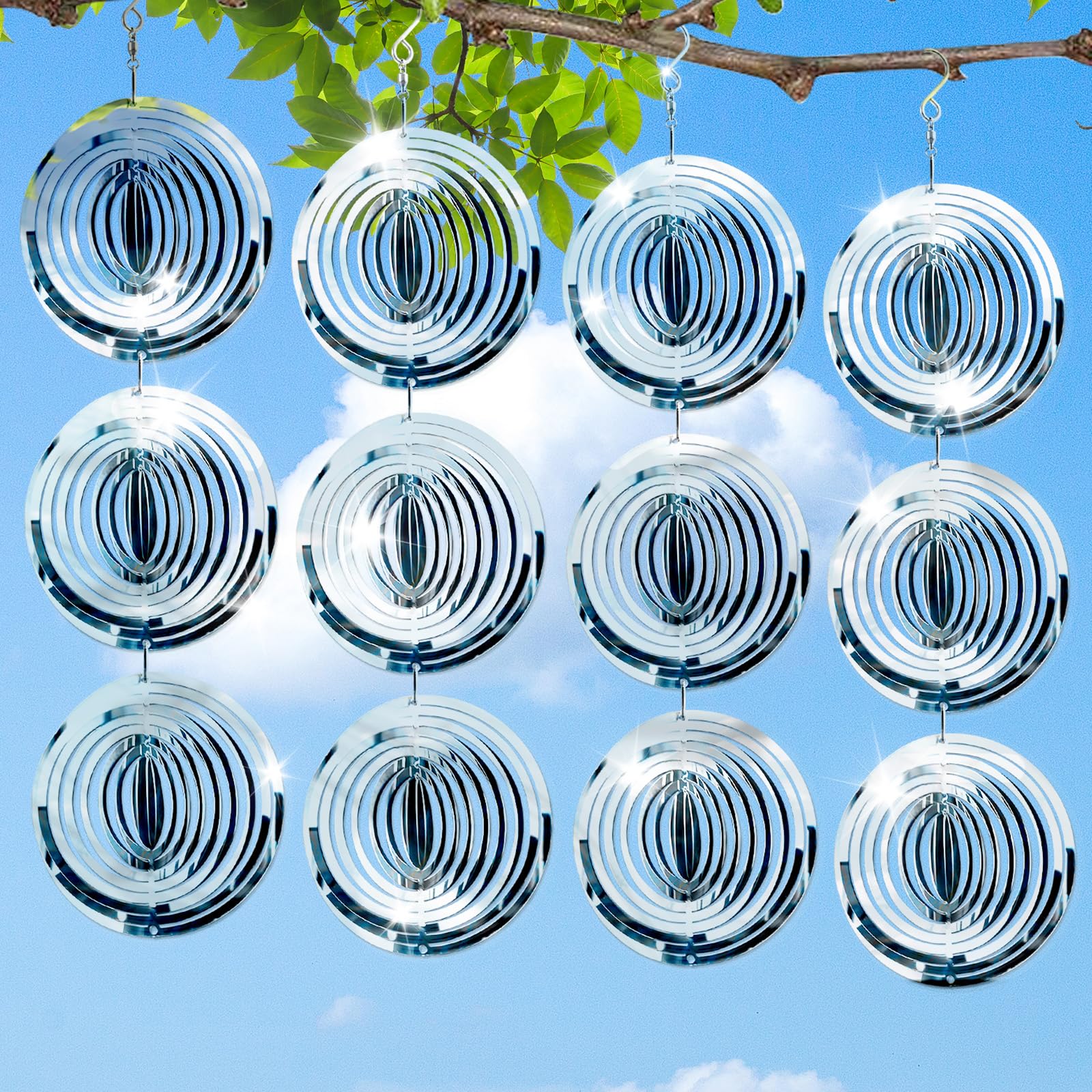 Bird Deterrents for Outside, Round-image-16