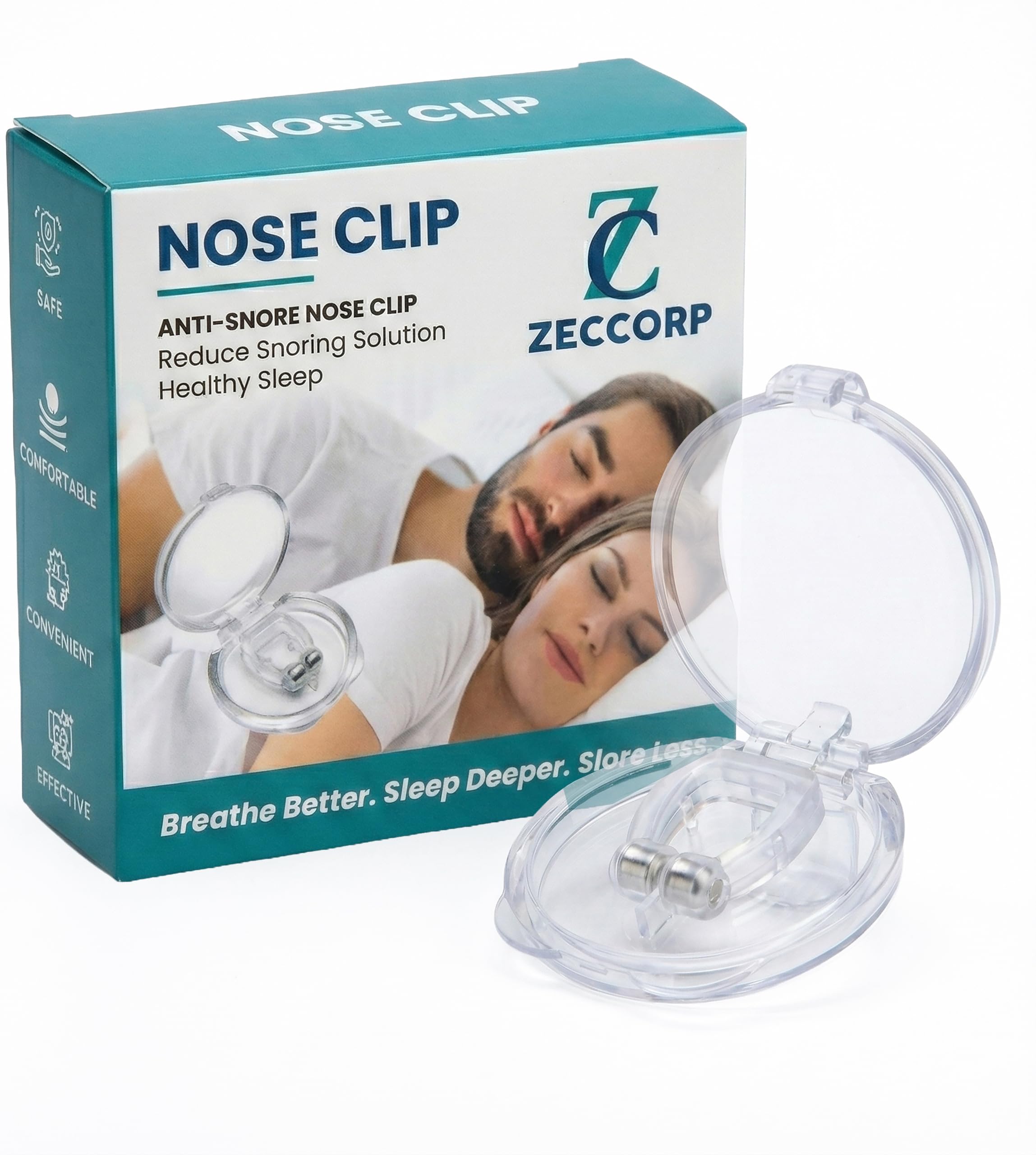 ZECCORP Boost Oxygen Intake, Reduce Snoring, Improve Sleep Quality - Sweat Resistant, Skin Safe Nasal Strips - Extra Strength Snoring Solution Sugar Control Acupressure- (Sticker - 15)-image-39