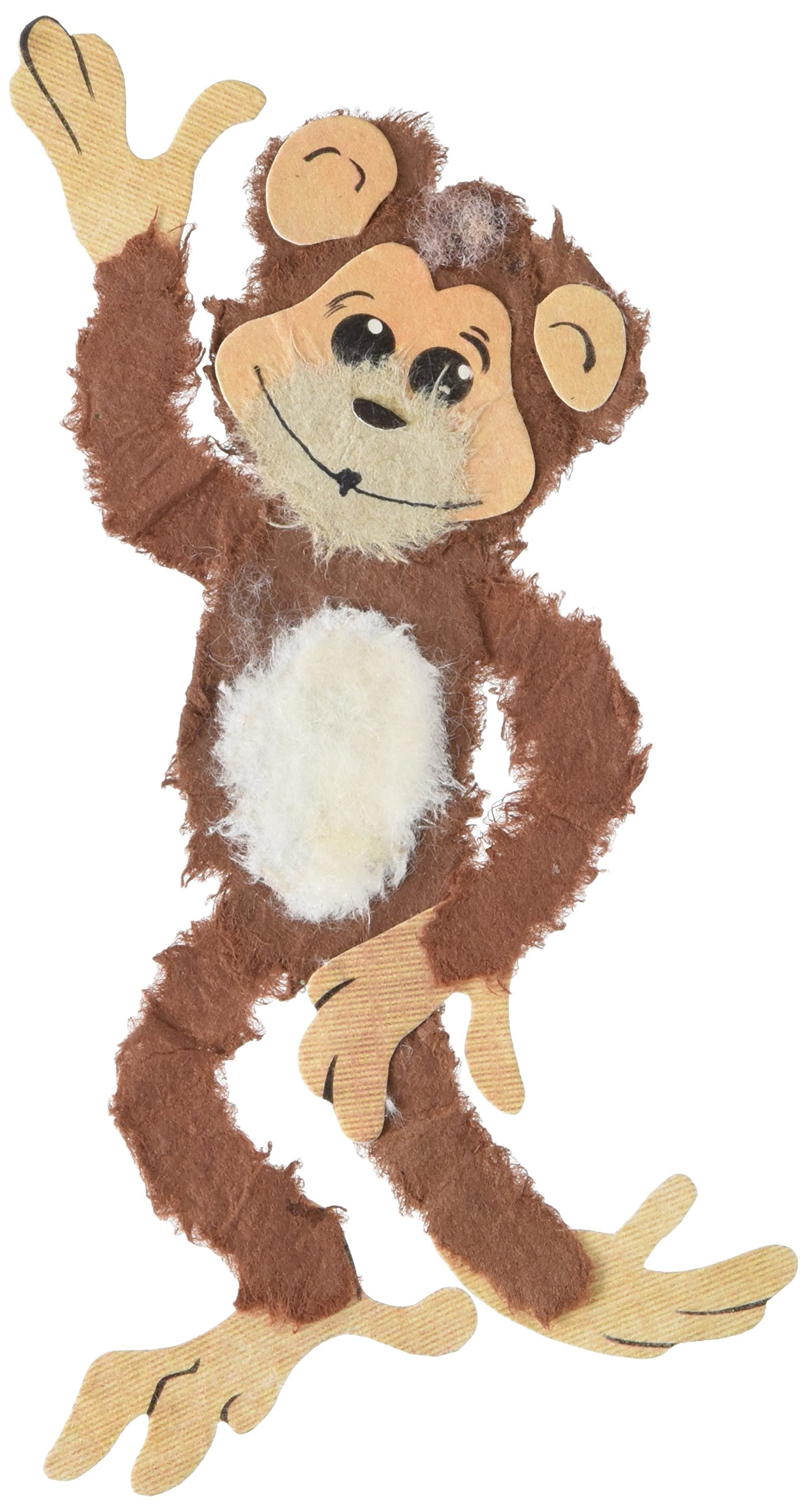 Prima 534721 Little Darlings Handmade Animal Art, Monkey