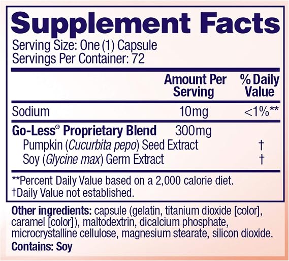 AZO Bladder Control with Go-Less for Urgency & Leakage Relief | 72 & 54 Capsules