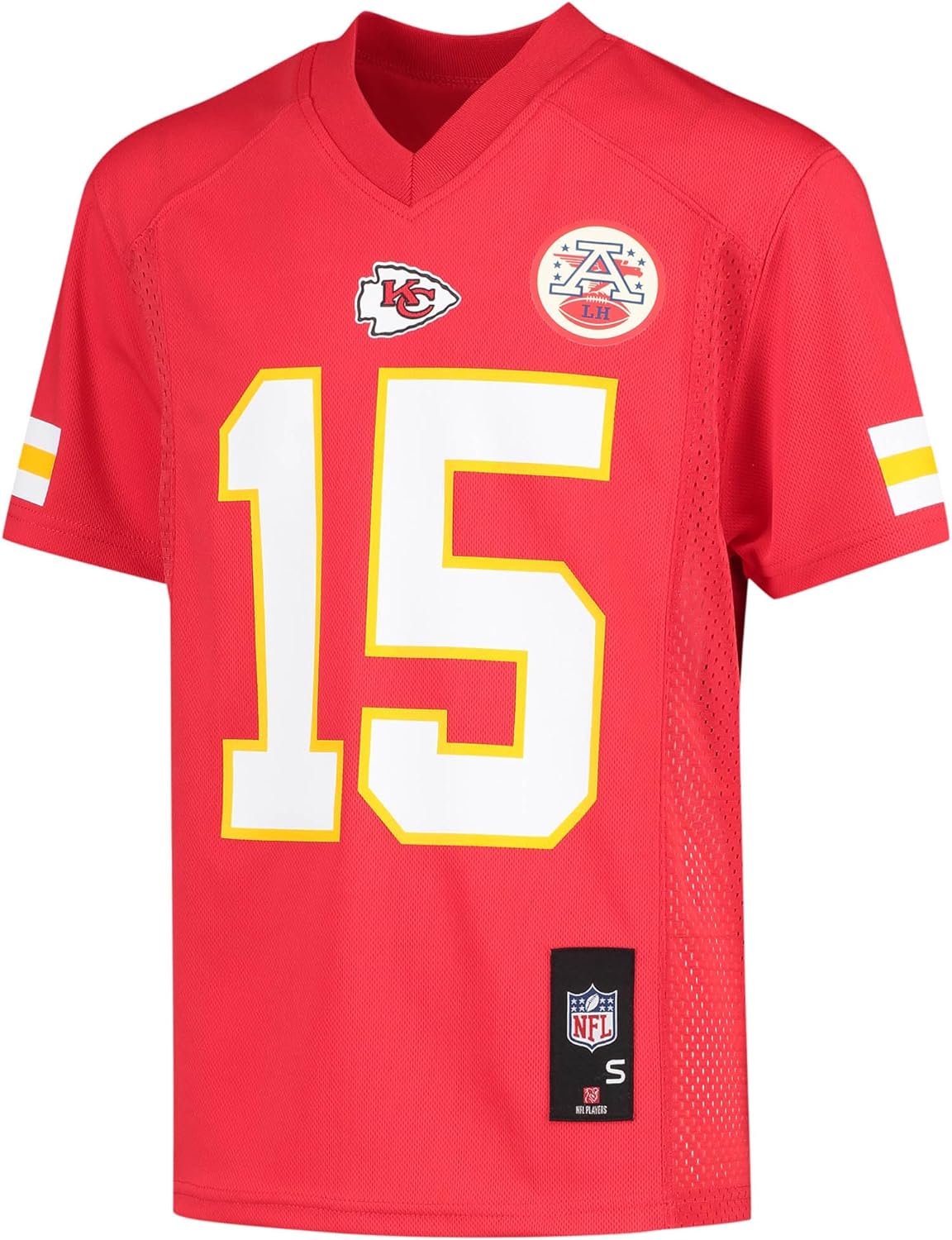 Youth Patrick Mahomes Red Kansas City Chiefs Replica Player Jersey - Image 2