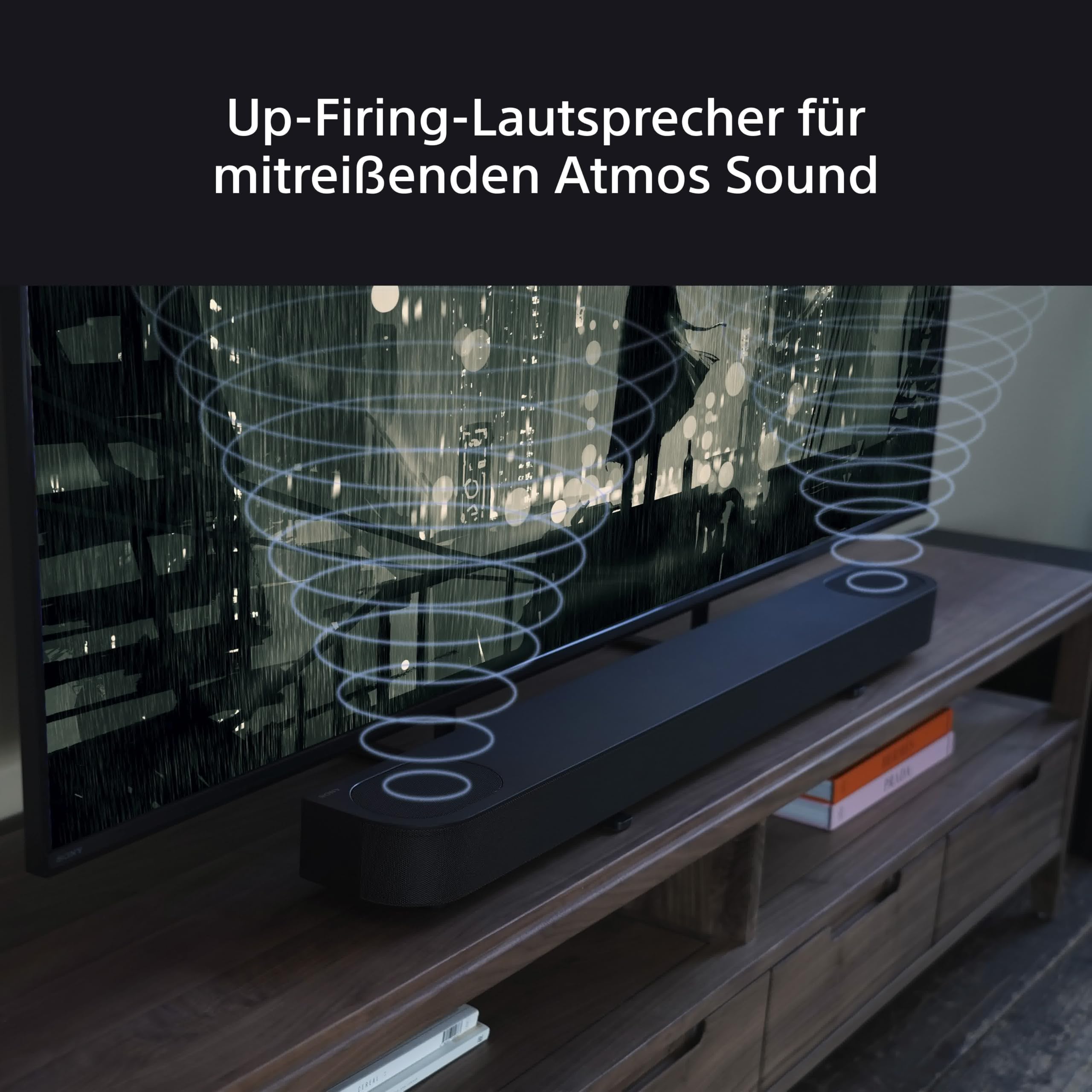 Sony BRAVIA Theatre Bar 6 mit Subwoofer (3.1.2-Kanal-Surround Sound, Up-Firing-Lautsprecher, Dolby Atmos, DTS:X, AI Voice Zoom 3 über BRAVIA TV, DSEE für Musik) Schwarz