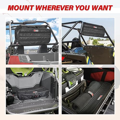 Miniatura 6 de Bolsa enrollable de herramientas de 20 pulgadas, organizador grande de herramientas 2 en 1 con impermeable, resistente al agua, kit de herramientas