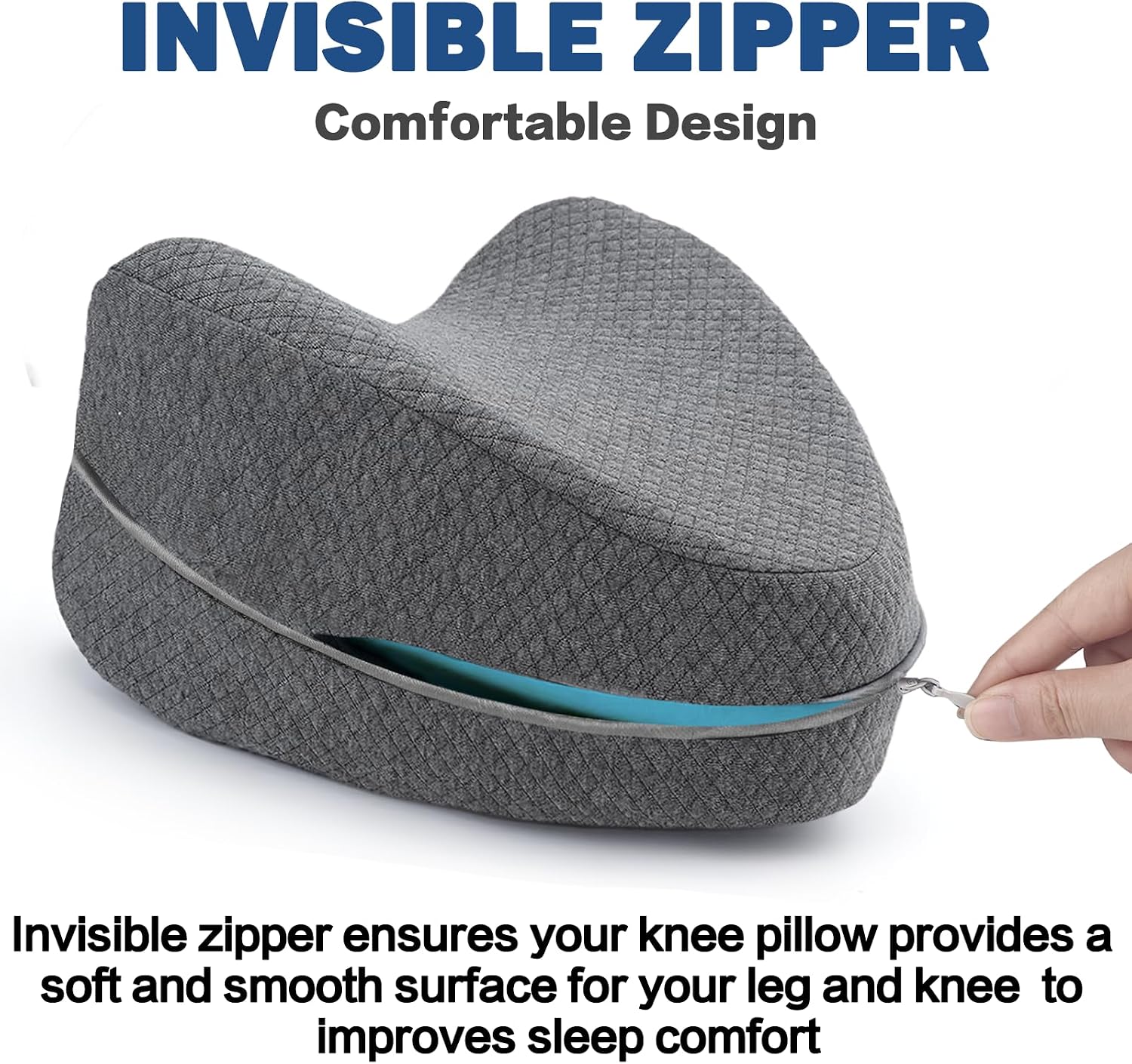 Leg Knee Pillow Cover Compatible with Contour Legacy Knee Pillow