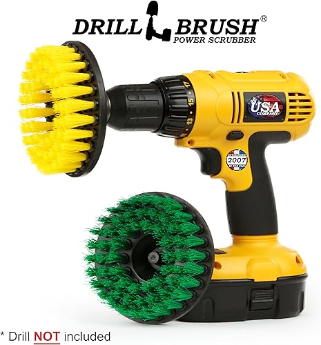 Miniatura 4 de Accesorios de cocina - Limpieza de ollas - Suministros de limpieza - Cepillo de taladro - Juego de cepillos de cocina y baño - Cepillo giratorio